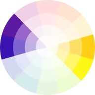geteilte farbe scheme